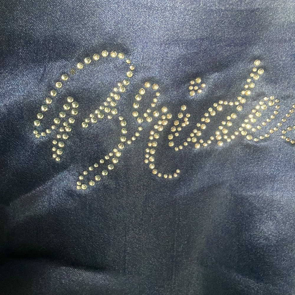 Bridesmaid Robe with Rhinestone Detail - Picture 5 of 7